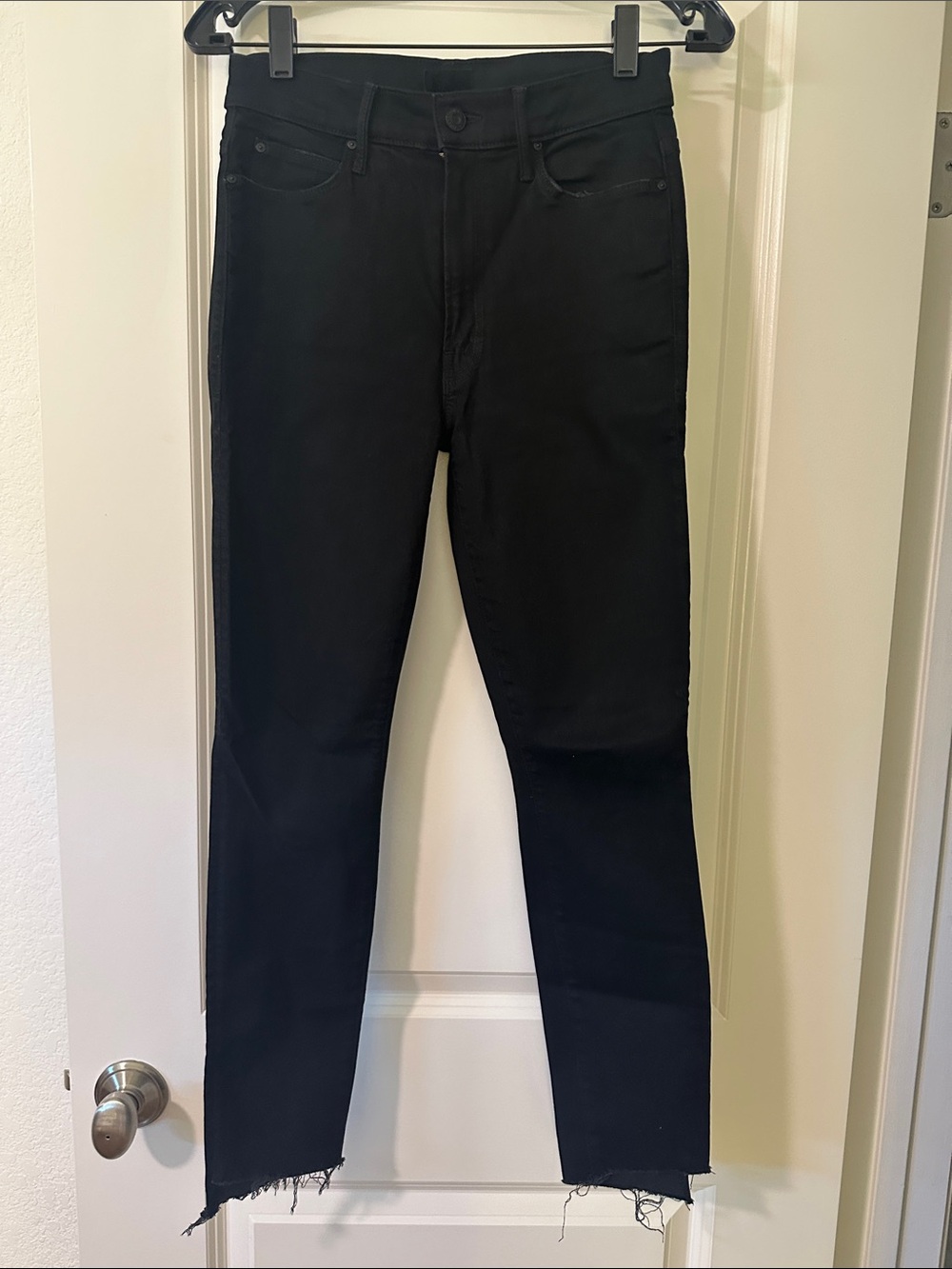 Mother The Stunner Zip Ankle Step Fray Jeans